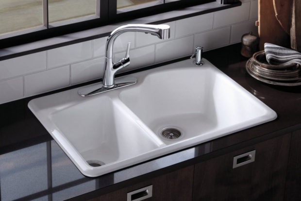 Enamelled sink for the kitchen: 6 tips for choosing